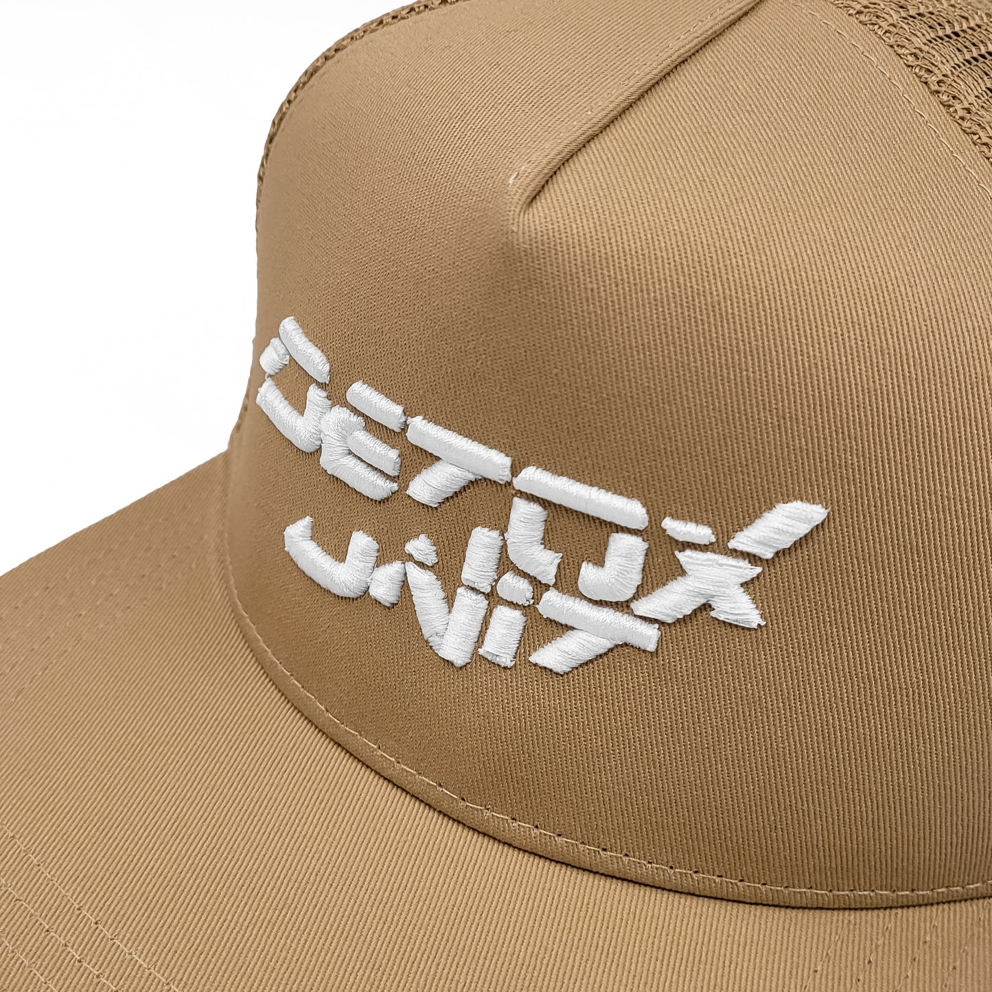 Detox Unit Logo Trucker Hat - Khaki