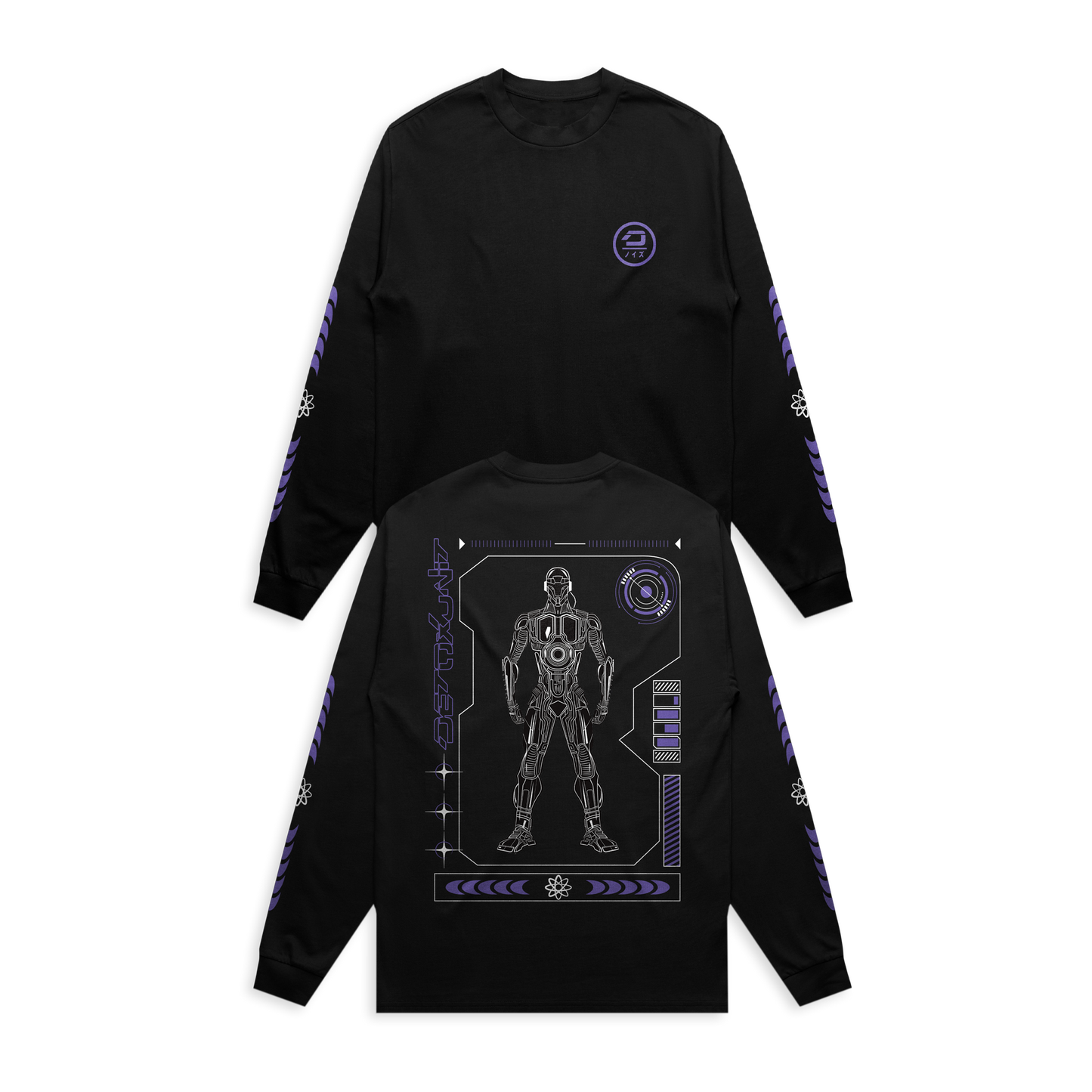 Detox Unit Music Robot Longsleeve